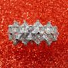 CLEAR CUBIC ZIRCONIA STONE BAND RING SIZE 8 - Image 10
