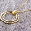 LARGE SHINY GOLD PENDANT NECKLACE - Image 6