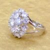 LARGE CLEAR CUBIC ZIRCONIA STONE DOME RING SIZE 8.5 - Image 5