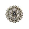 LARGE CLEAR CUBIC ZIRCONIA STONE DOME RING SIZE 8.5 - Image 2