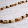 BROWN AND BEIGE BEAD NECKLACE - Image 4