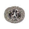 SPARKLING CLEAR CUBIC ZIRCONIA STONE BAND RING SIZE 7.5