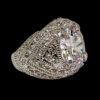 SPARKLING CLEAR CUBIC ZIRCONIA STONE BAND RING SIZE 7.5 - Image 7