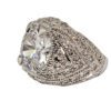 SPARKLING CLEAR CUBIC ZIRCONIA STONE BAND RING SIZE 7.5 - Image 3