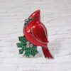 RED CARDINAL PIN BROOCH - Image 3