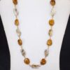 BROWN AND BEIGE BEAD NECKLACE - Image 7