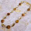BROWN AND BEIGE BEAD NECKLACE - Image 10