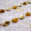 BROWN AND BEIGE BEAD NECKLACE - Image 2