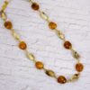 BROWN AND BEIGE BEAD NECKLACE - Image 8