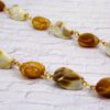 BROWN AND BEIGE BEAD NECKLACE - Image 6