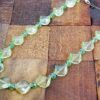 LIGHT GREEN BEAD NECKLACE AND EARRING SET - Image 5