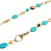 LONG TURQUOISE AND WHITE STONE NECKLACE - Image 4