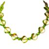 LIGHT GREEN BEAD NECKLACE AND EARRING SET - Image 13
