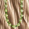 LIGHT GREEN BEAD NECKLACE AND EARRING SET - Image 11