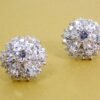 ROUND CLEAR CUBIC ZIRCONIA STONE EARRINGS - Image 5