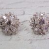 ROUND CLEAR CUBIC ZIRCONIA STONE EARRINGS - Image 7