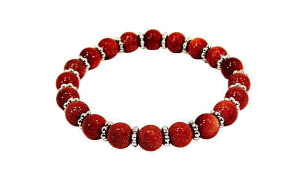 SANDSTONE BEAD STRETCH BRACELET - Image 11