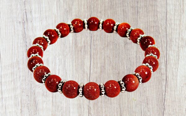 SANDSTONE BEAD STRETCH BRACELET - Image 10