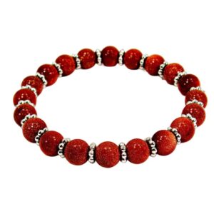 SANDSTONE BEAD STRETCH BRACELET