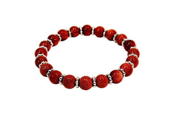 SANDSTONE BEAD STRETCH BRACELET