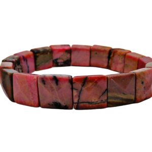 Rhodonite Gemstone Bracelet.