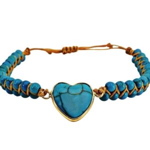 Turquoise Heart Boho Chic Bracelet